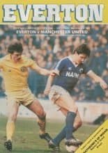 Everton v Manchester United 28-Mar-1981