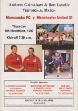 Morecambe v Manchester United XI 06-Nov-1997