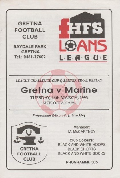 Gretna v Marine 16-Mar-1993