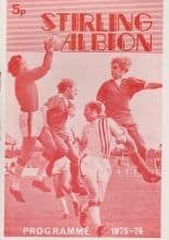 Stirling Albion v Meadowbank Thistle 1975-76