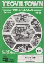 Yeovil Town v  Merthyr Tydfil  31-Jan-1990