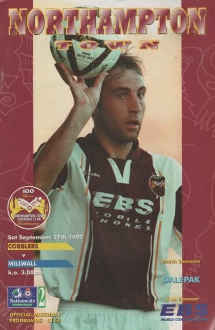 Northampton Town v Millwall  27-Sep-1997