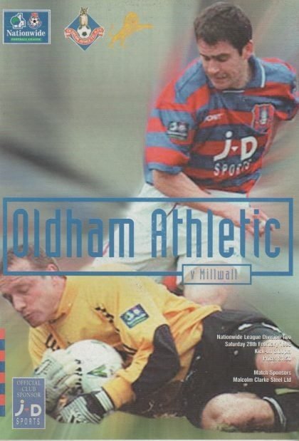 Oldham Athletic v Millwall  28-Feb-1998