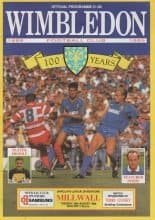 Wimbledon v Millwall  29-Aug-1989