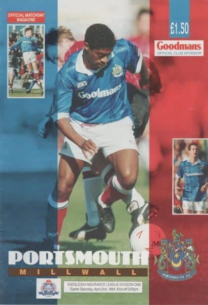 Portsmouth v Millwall 02-Apr-1994