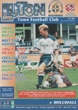 Luton Town v Millwall 02-Sep-1997