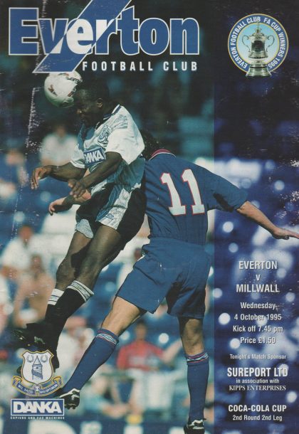 Everton v Millwall 04-Oct-1995