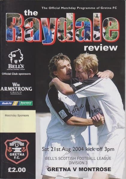 Gretna v Montrose 21-Aug-2004