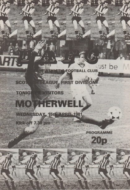 Dunfermline Athletic v Motherwell  15-Apr-1981