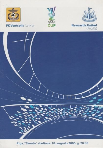 FK Ventspils v Newcastle United 10-Aug-2006