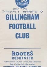 Gillingham v Newport County 24-Apr-1963