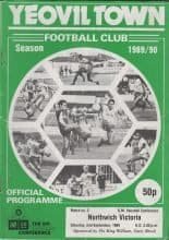 Yeovil Town v Northwich Victoria 02-Sep-1989