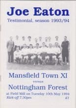 Mansfield Town XI v Nottingham Forest 10-May-1994