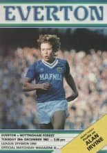 Everton v Nottingham Forest  28-Dec-1982