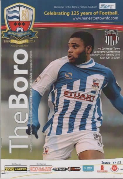 Nuneaton Town v Grimsby Town 24-Jan-2015