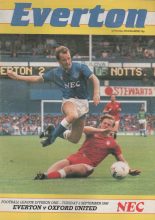 Everton v Oxford United 02-Sep-1986