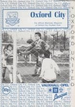 Oxford City v Oxford United  08-Apr-1986