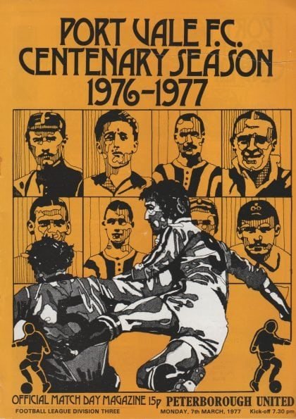 Port Vale v Peterborough United 07-Mar-1977