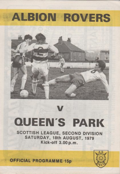 Albion Rovers v Queens Park 18-Aug-1979