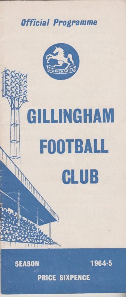 Gillingham v Queens Park Rangers 03-Oct-1964