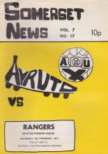 Ayr United v Glasgow Rangers 05-Feb-1977
