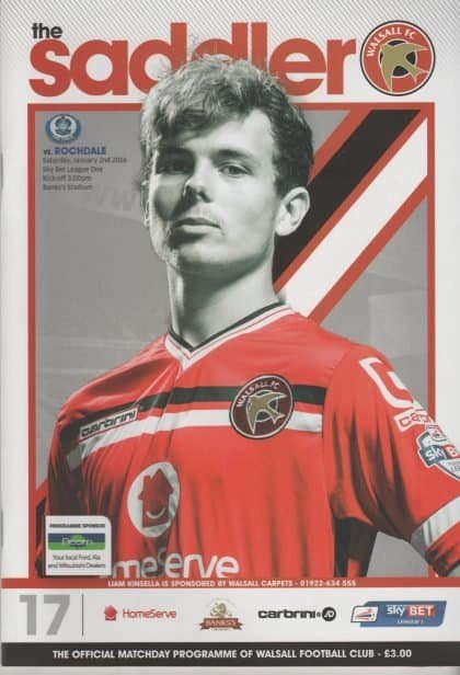 Walsall v Rochdale 02-Jan-2016