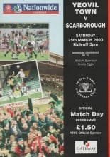 Yeovil Town v Scarborough 25-Mar-2000
