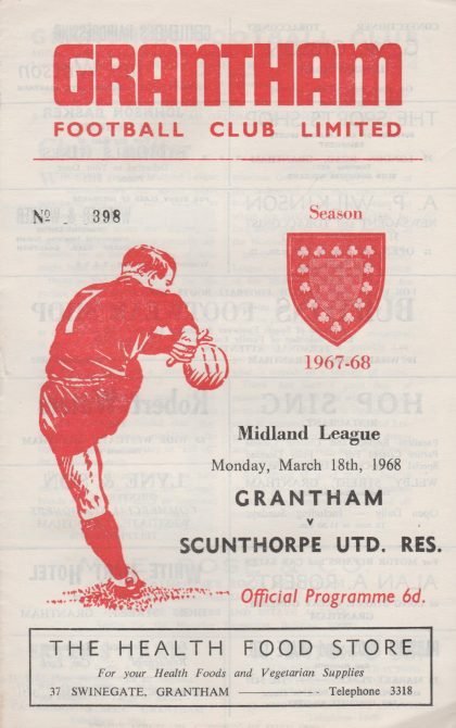 Grantham v Scunthorpe United Res  18-Mar-1968