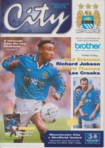 Manchester City v Sheffield United 21-Mar-1998