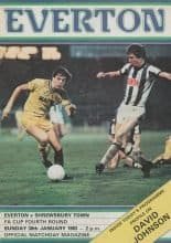 Everton v Shrewsbury Town 30-Jan-1983