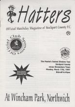 Stockport County Reserves v Shrewsbury Town Reserves 17-Mar-1997