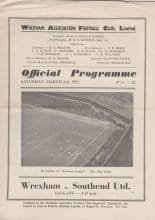 Wrexham v Southend United 02-Mar-1963