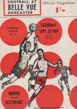 Doncaster Rovers v Southport 27-Sep-1969