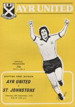 Ayr United v St Johnstone 30-Sep-1978