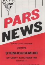 Dunfermline Athletic v Stenhousemuir 01-Oct-1983