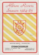 Albion Rovers v Stenhousemuir 01-Jan-1985
