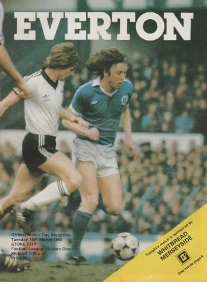 Everton v Stoke City 18-Mar-1980