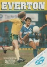 Everton v Stoke City 25-Apr-1981
