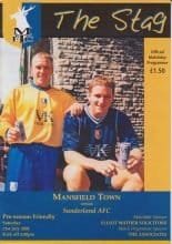 Mansfield Town v Sunderland 21-Jul-2001