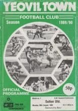 Yeovil Town v Sutton United  28-Aug-1989