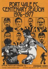 Port Vale v Swindon Town 22-Jan-1977