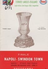 Napoli v Swindon Town   28-May-1970