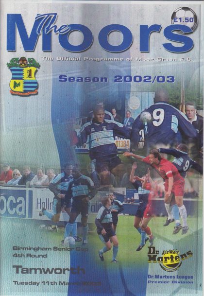 Moor Green v Tamworth  01-Mar-2003