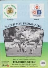 Yeovil Town v Telford United 27-Mar-1991