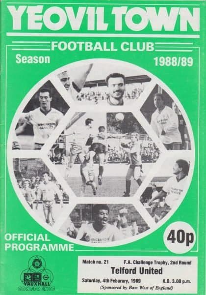 Yeovil Town v Telford United 04-Feb-1989