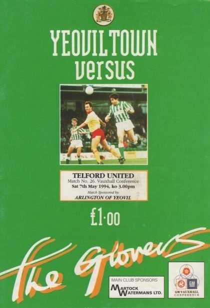 Yeovil Town v Telford United 07-May-1994