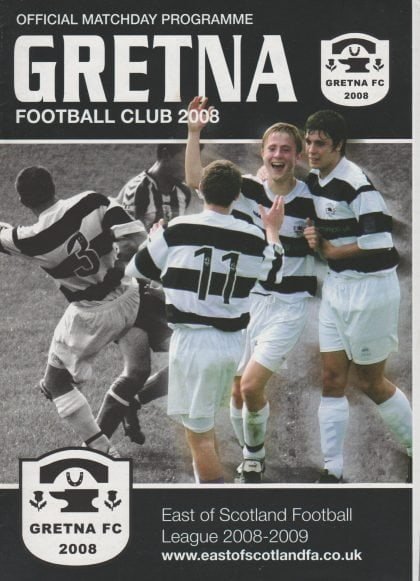 Gretna 2008 v Tynecastle 13-Sep-2008