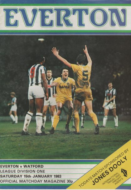 Everton v Watford 15-Jan-1983