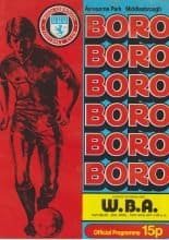 Middlesbrough v West Bromwich Albion  28-Apr-1979