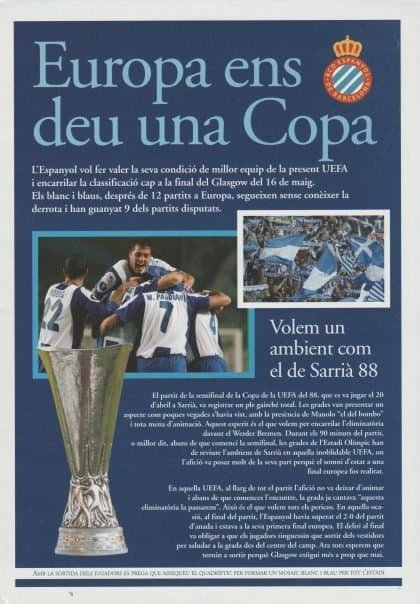 Espanyol v Werder Bremen 27-Apr-2007